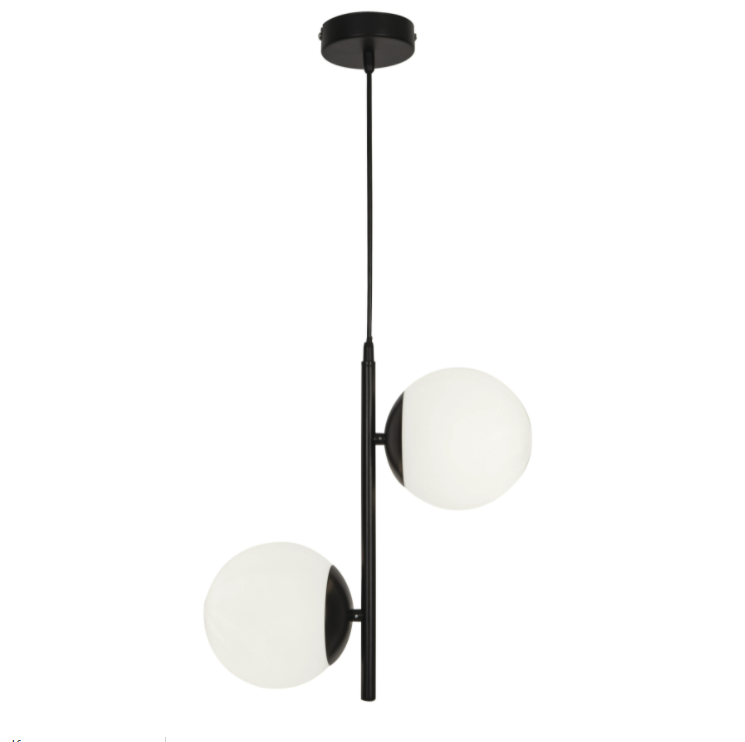 Pakabinamas šviestuvas ANOUK 2/LIGHTS, G9, juodas, 4233300