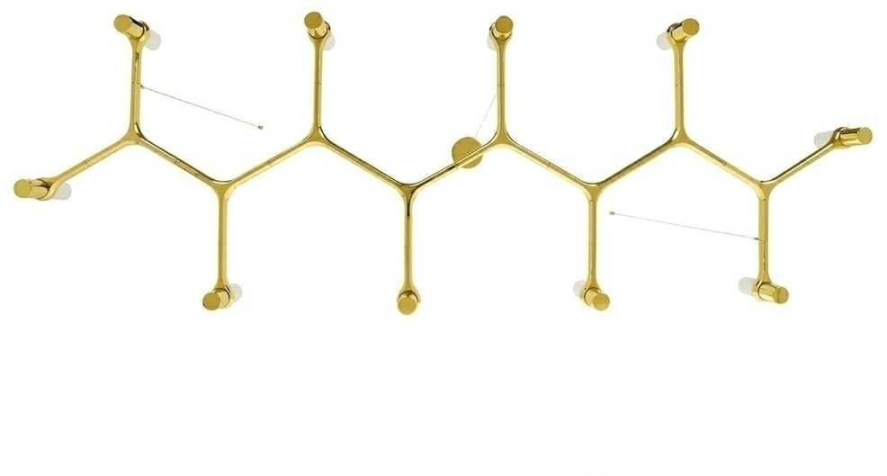 Pakabinamas šviestuvas ATOMIC LONG, 10xG9, aukso sp.