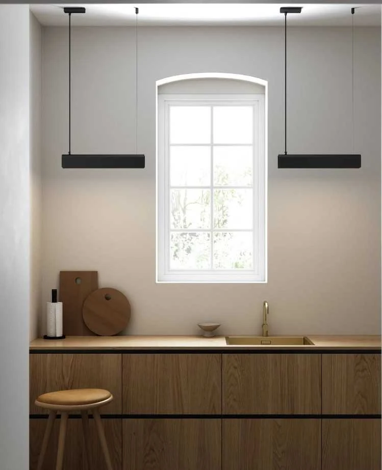 Nordlux Pakabinamas šviestuvas BEAU 50, S14S, juodas, su 8W S14S LED lempa