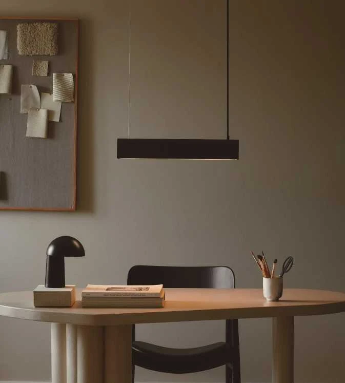Nordlux Pakabinamas šviestuvas BEAU 50, S14S, juodas, su 8W S14S LED lempa