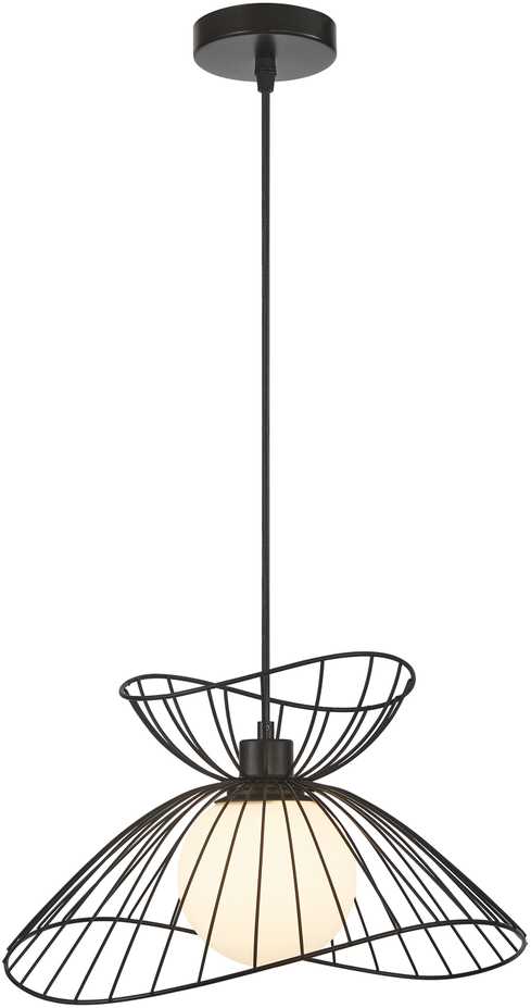 Pakabinamas šviestuvas BELINDA, E27, baltos/juodos sp., 4275100