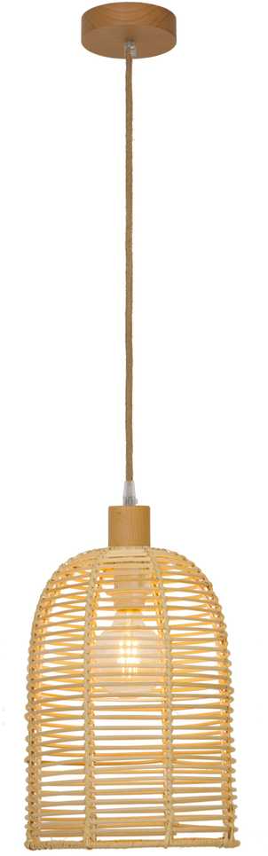 Pakabinamas šviestuvas BELL, E27, šviesiai rudas, 4218200