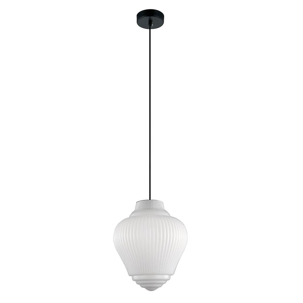 Pakabinamas šviestuvas BOHO, E27, baltos/juodos sp., 4187800