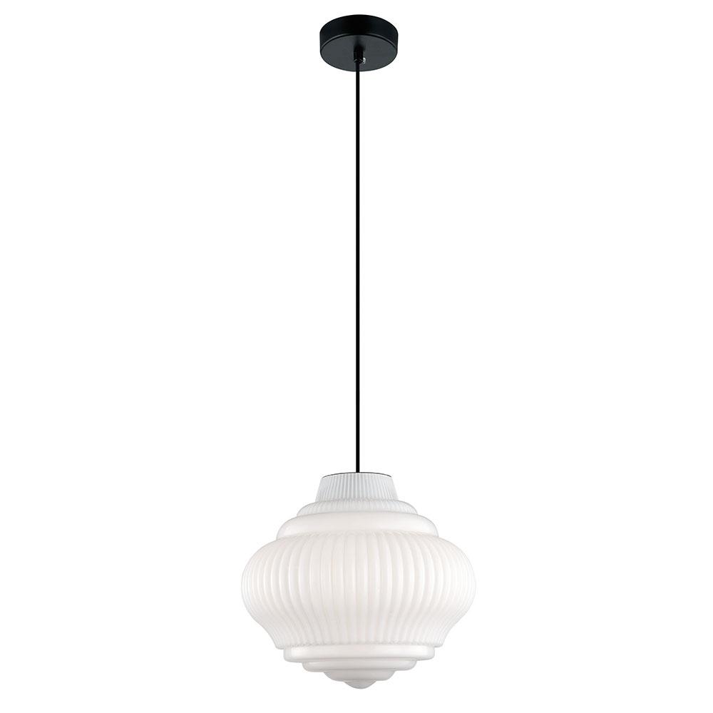 Pakabinamas šviestuvas BOHO, E27, baltos/juodos sp., 4187900