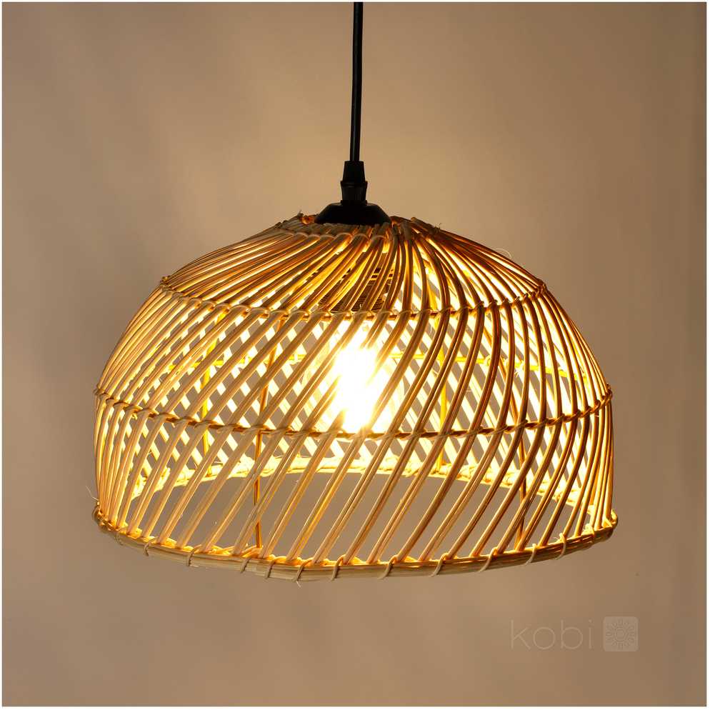 Pakabinamas šviestuvas BOHO RIGA, E27, medžio sp.