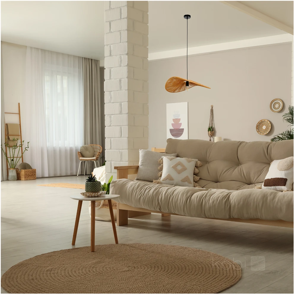 Pakabinamas šviestuvas BOHO VERONA, E27, medžio sp.