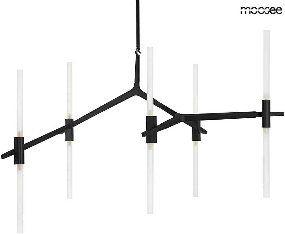 Pakabinamas šviestuvas CANDELABR 10, 10xG9, juodas