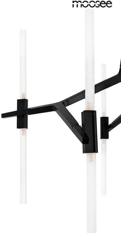 Pakabinamas šviestuvas CANDELABR 10, 10xG9, juodas