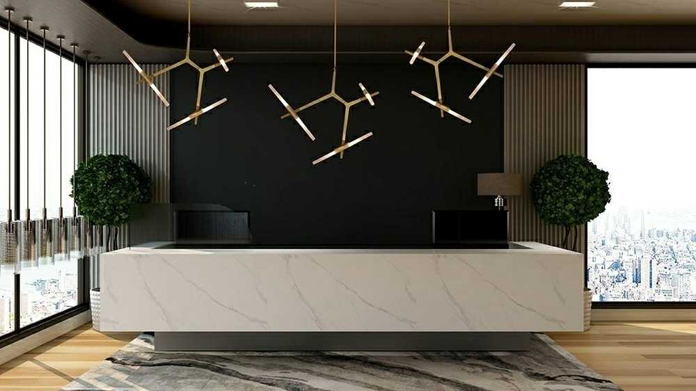 Pakabinamas šviestuvas CANDELABR 6, 6xG9, aukso sp.