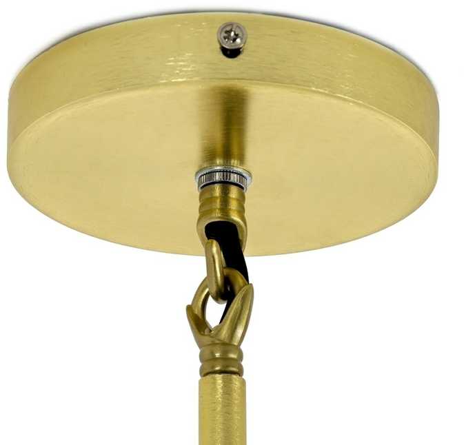 Pakabinamas šviestuvas CANDELABR 6, 6xG9, aukso sp.