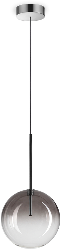 Pakabinamas šviestuvas EQUINOXE, G4, chromo/dūmų sp., 345369