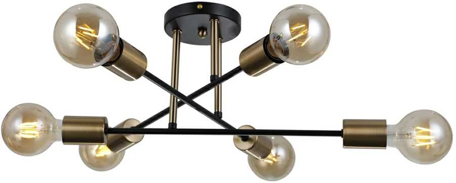 Italux Pakabinamas šviestuvas Formio PND-4052-6-BL-HBR