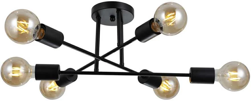 Italux Pakabinamas šviestuvas Formio PND-4052-6-BL