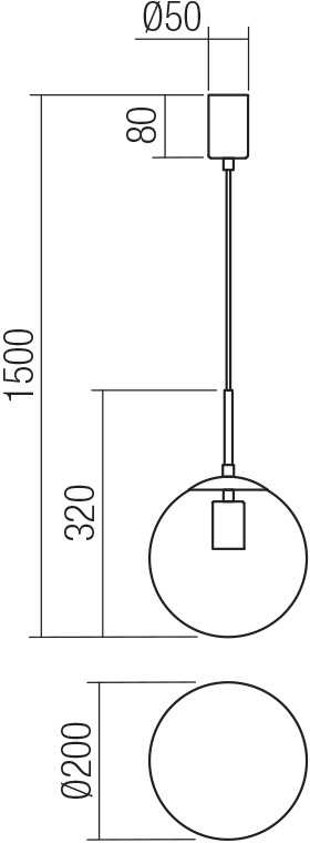 Pakabinamas šviestuvas GLOBAL, E27, žalvario sp.