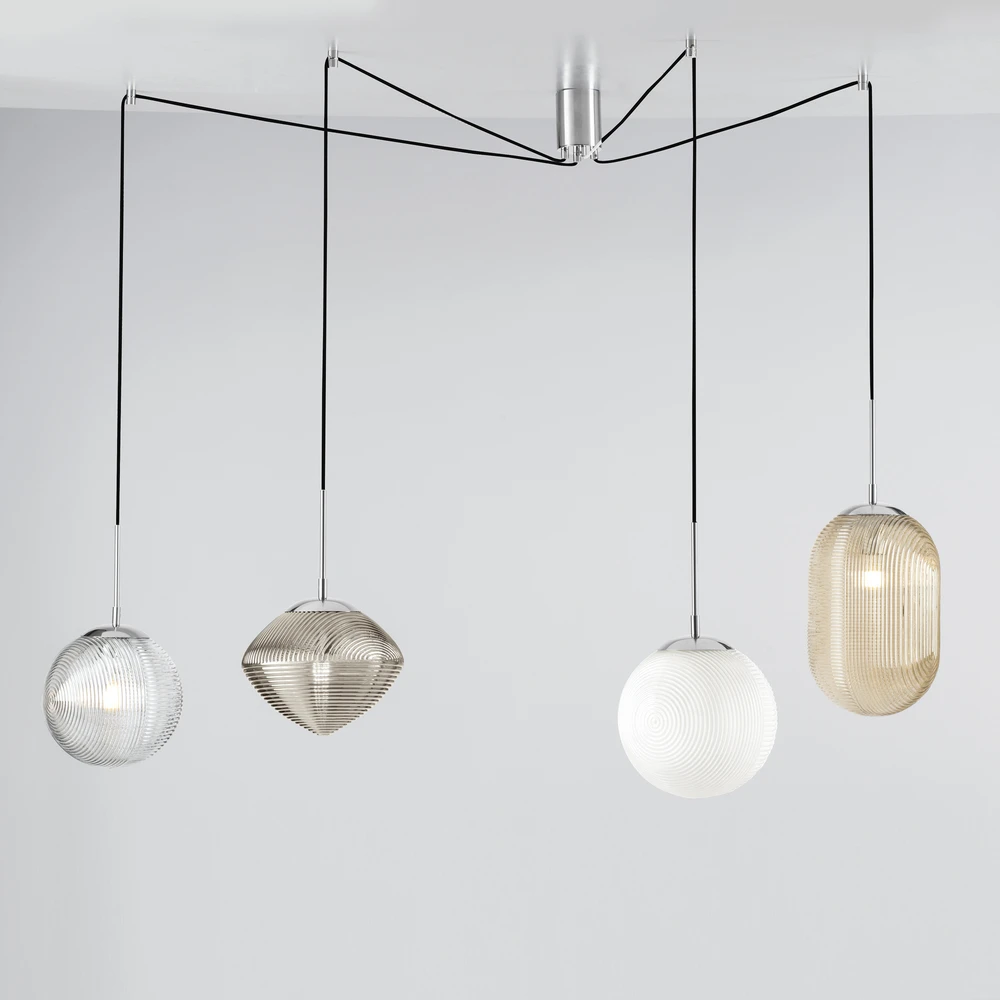Pakabinamas šviestuvas GREENWICH, daugiaspalvis, 4xE27