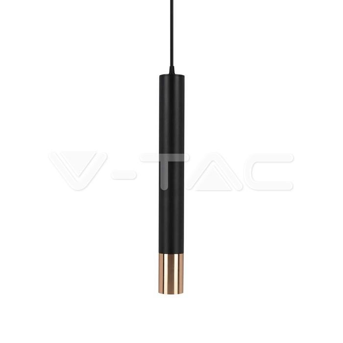 V-tac Pakabinamas šviestuvas, GU10, juodos/aukso sp.