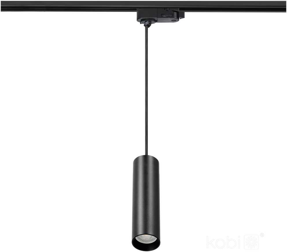 Pakabinamas šviestuvas į 3 fazių bėgelius NEXTRACK S-LINE P, GU10, juodas