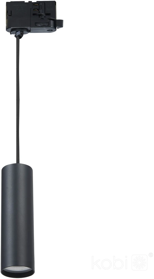 Pakabinamas šviestuvas į 3 fazių bėgelius NEXTRACK S-LINE P, GU10, juodas