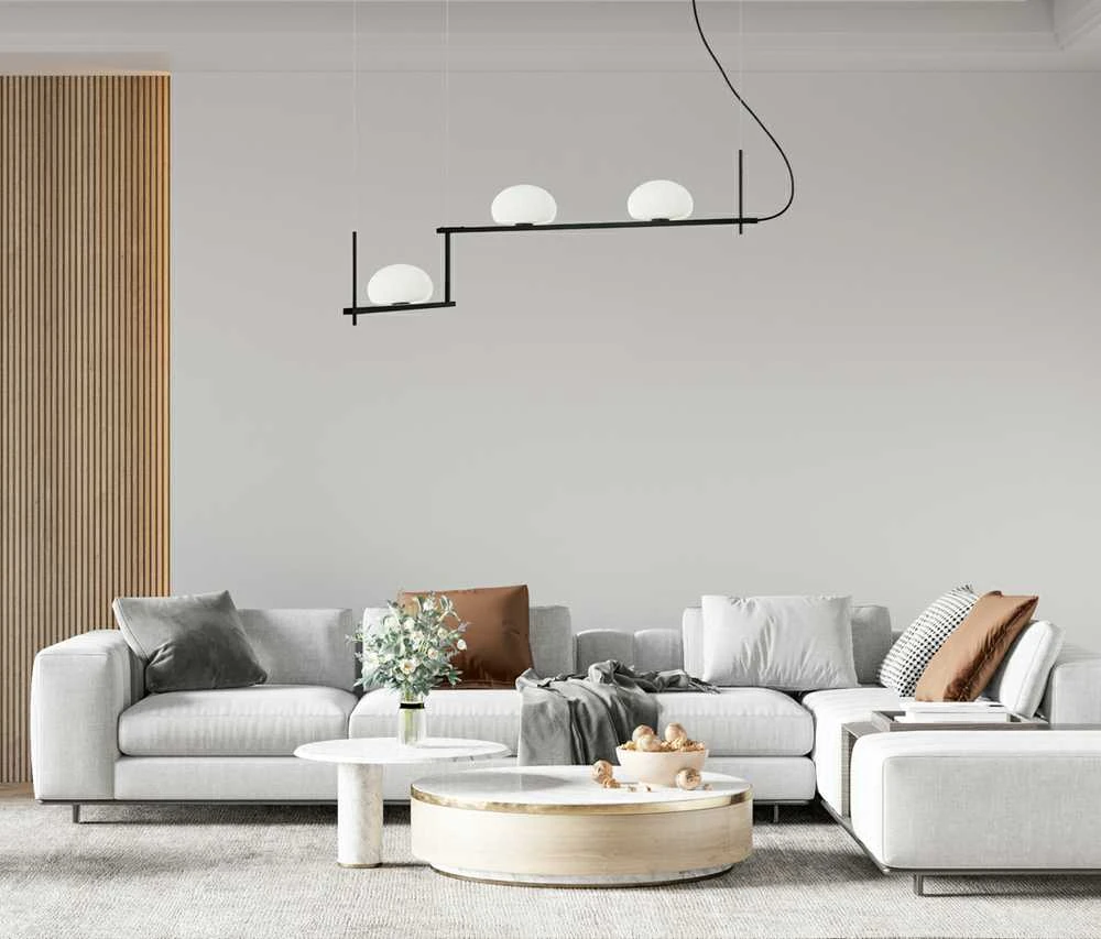 Italux Pakabinamas šviestuvas Kernio PND-357783-BK+W