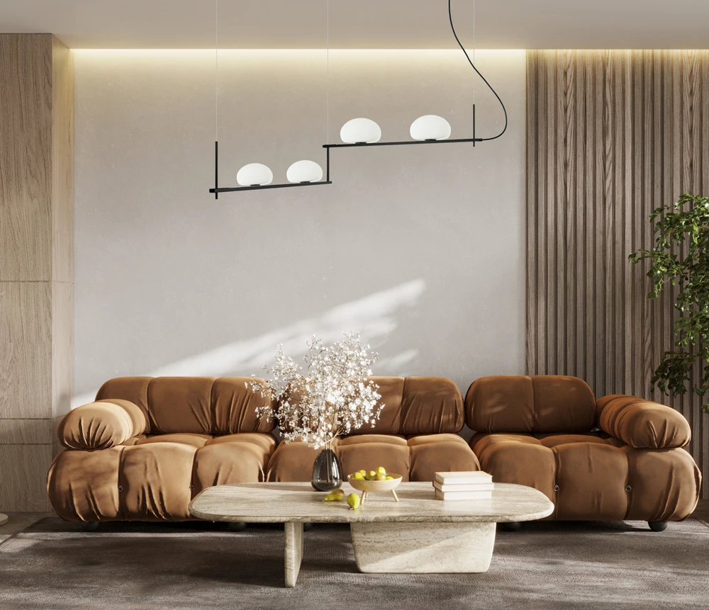 Italux Pakabinamas šviestuvas Kernio PND-357784-BK+W