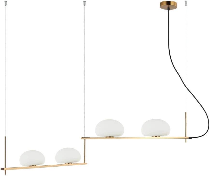 Italux Pakabinamas šviestuvas Kernio PND-357784-BRO+W