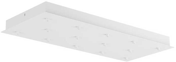 Laikiklis, 14 skylių, skirtas pakabinamų šviestuvų montavimui, baltas, CSL14SQ700WH
