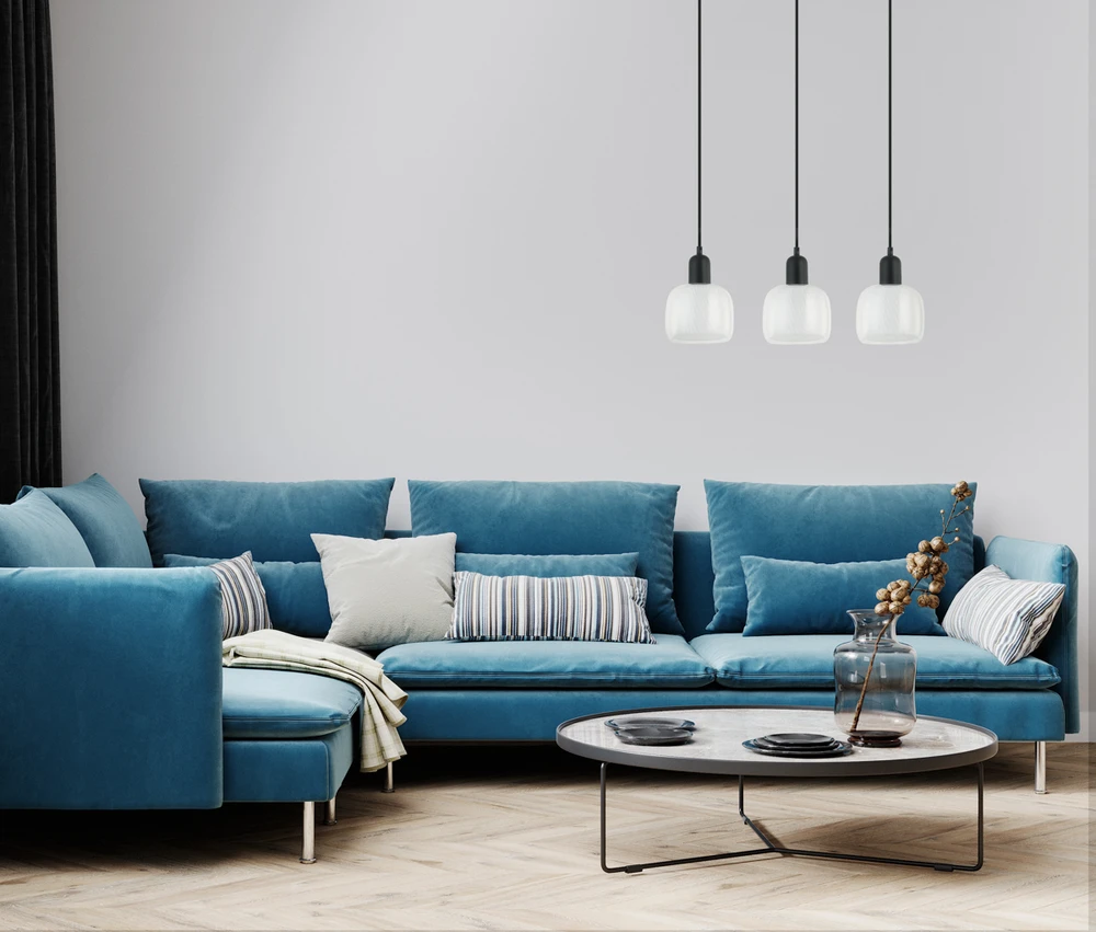 Italux Pakabinamas šviestuvas Lamezia PND-67594-3-BK+CL