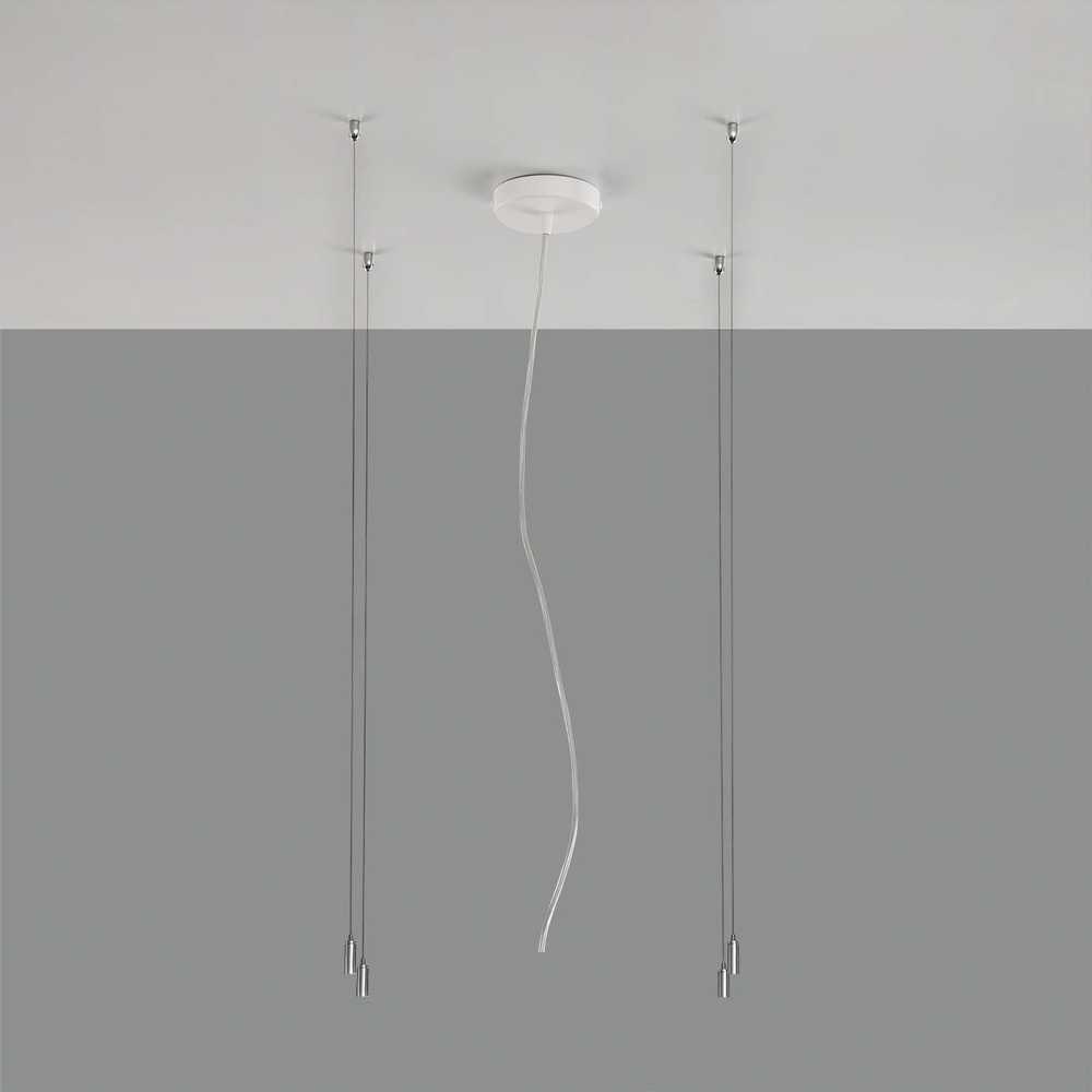 Pakabinamas šviestuvas LED šviestuvo ISIA pakabinimo rinkinys, baltas, 6m, PUSH/DALI, 81CON34536BDP