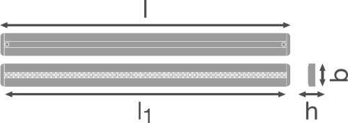 Ledvance Linijinis šviestuvas IndiviLED© DIRECT/INDIRECT DALI 1500 56 W 4000 K