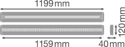 Ledvance Linijinis šviestuvas IndiviLED© DIRECT/INDIRECT DALI 1200 42 W 3000 K