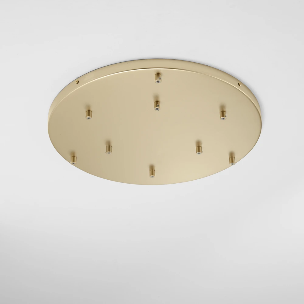Lubinė bazė 9 PIREX pakabinamiems šviestuvams, aukso spalvos metalo, 52 cm