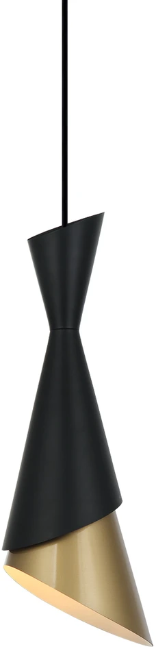 Italux Pakabinamas šviestuvas PND-85949-1 BK+GD