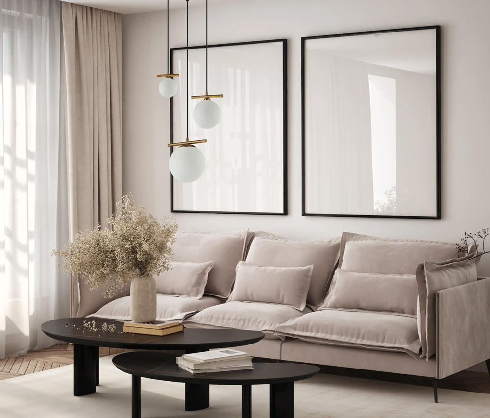 Italux Pakabinamas šviestuvas Merseta PND-463323A-BRO+W