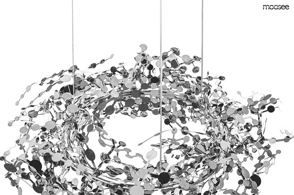 Pakabinamas šviestuvas MONETE 80, 18xG4, chromo sp.