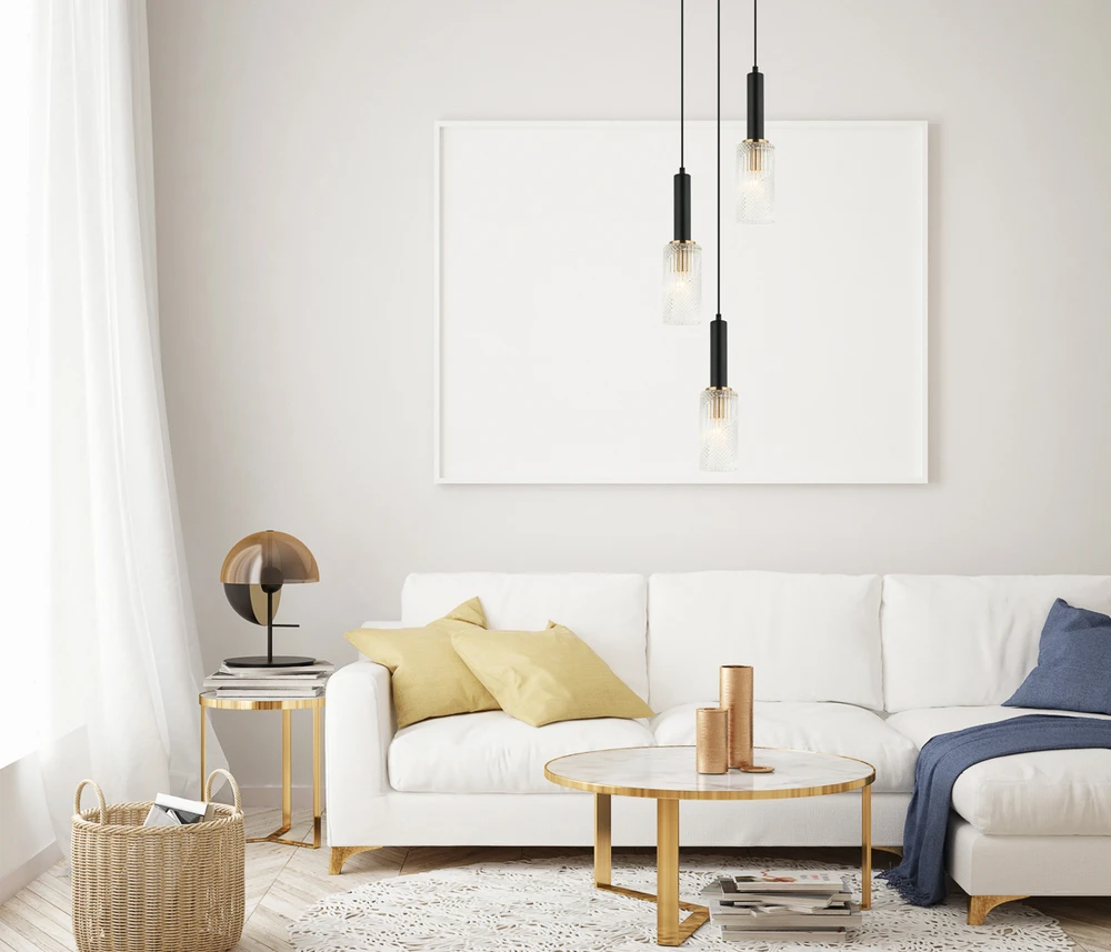 Italux Pakabinamas šviestuvas PEROLA PND-43309-3 BK+BR