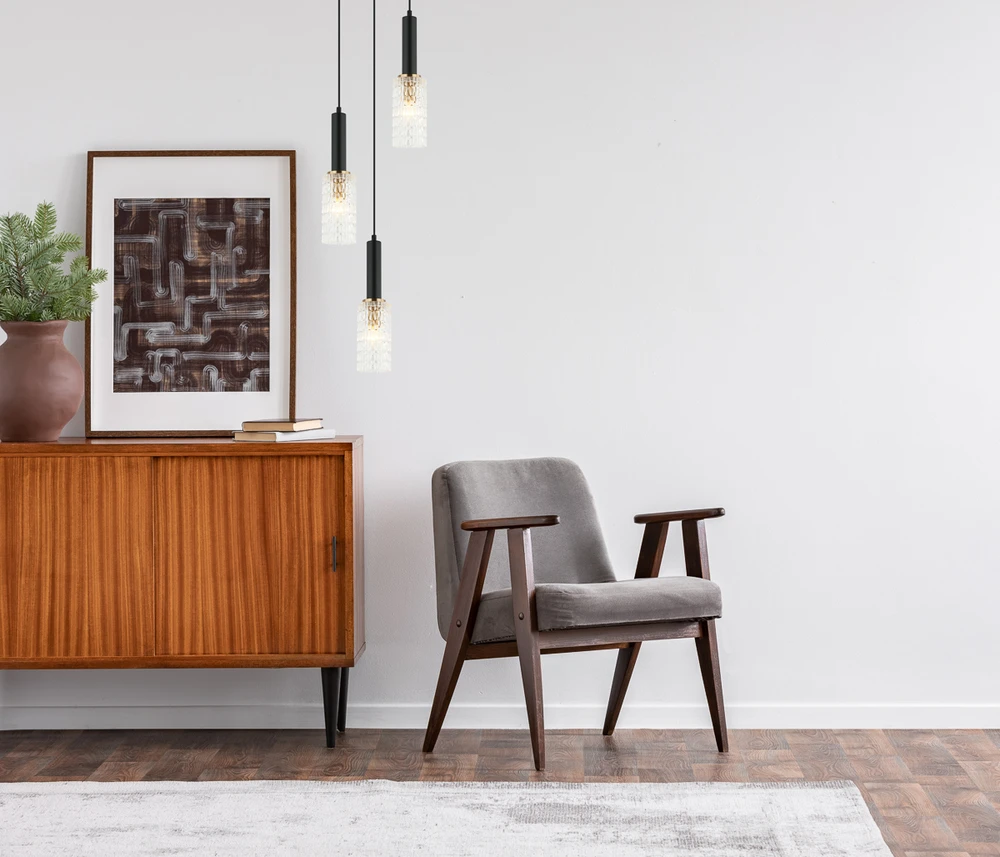 Italux Pakabinamas šviestuvas PND-43363-3 BK+BR