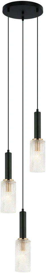 Italux Pakabinamas šviestuvas PEROLA PND-43309-3 BK+BR