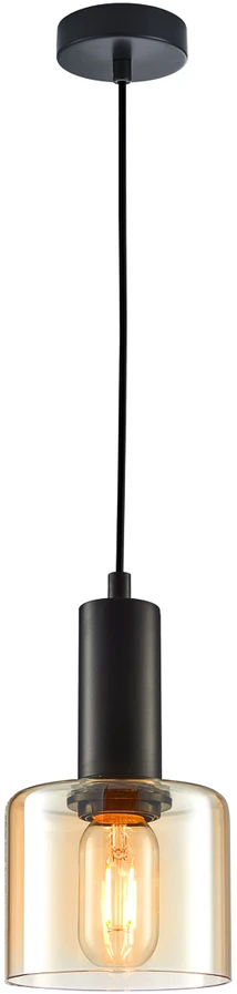 Italux Pakabinamas šviestuvas Santia PND-65342-1-BK+AMB