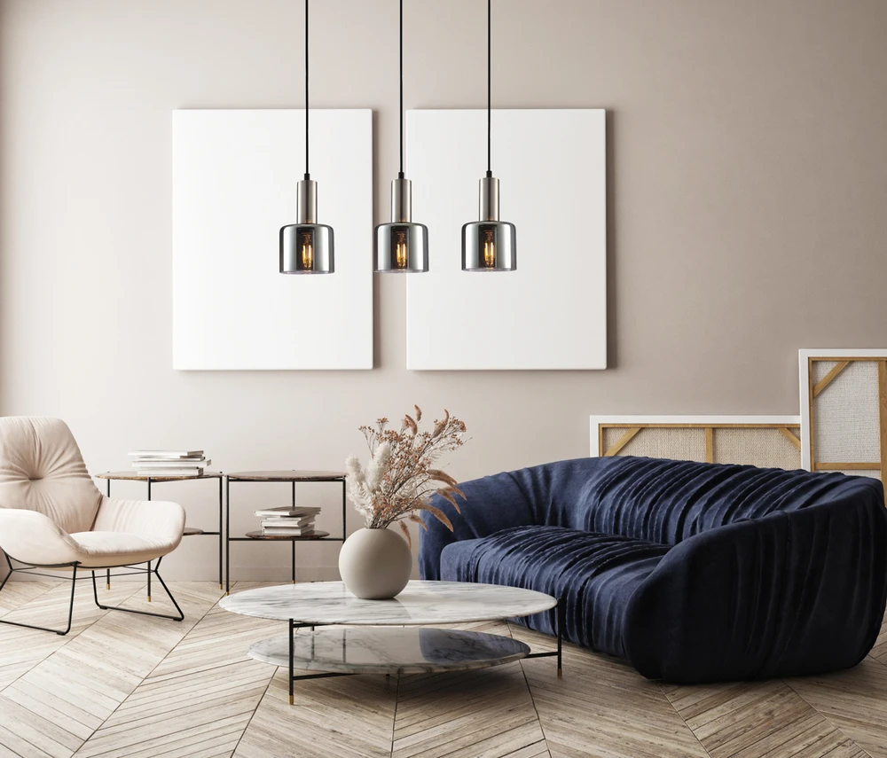 Italux Pakabinamas šviestuvas Santia PND-65342-3-SC+SG
