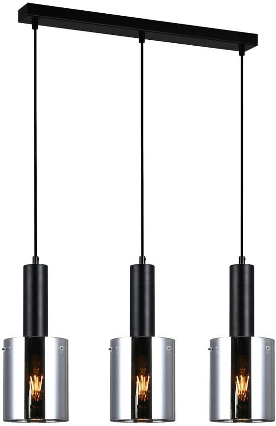 Italux Pakabinamas šviestuvas PND-5581-3-BK+SG