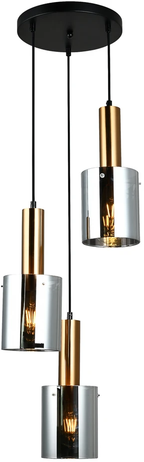 Italux Pakabinamas šviestuvas PND-5581-3A-BRO+SG