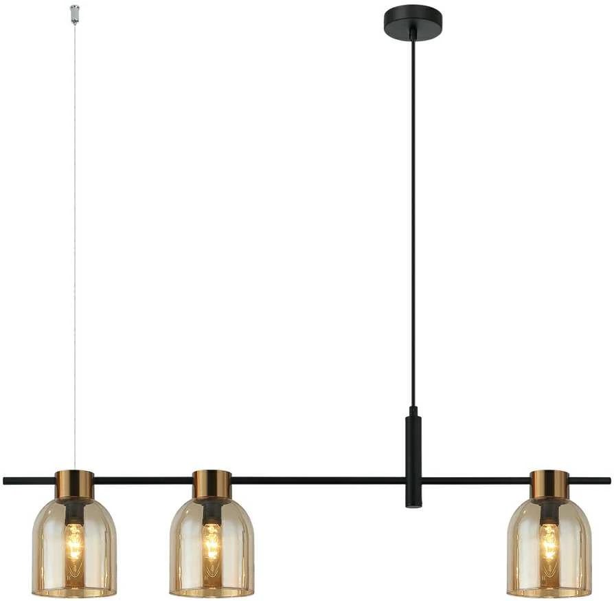 Italux Pakabinamas šviestuvas Servio PND-66892-3-BK-AMB