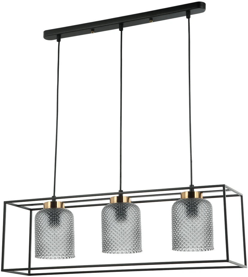 Italux Pakabinamas šviestuvas Sinella PND-23231-3-BK+SG