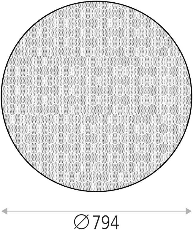 Šviestuvo ISIA difuzorius, 794mm, 5DIF34538MP