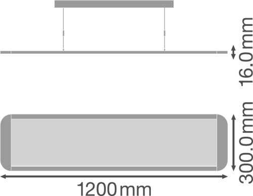 Ledvance Panelė DIRECT/INDIRECT 1200 UGR<19 36 W 3000 K WT