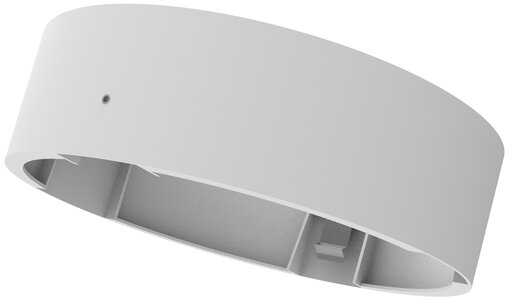 Panelės SLIM ALU paviršinio montavimo rėmelis, baltas, 160mm