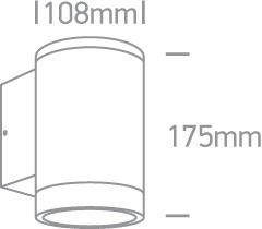 Sieninis lauko šviestuvas, E27, juodas, 67400D/B