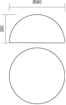 Pastatomas lauko šviestuvas BLOB, E27, baltas, IP65, 90169