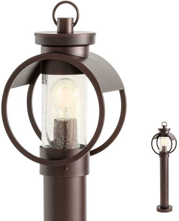 Pastatomas lauko šviestuvas COMPASS, E27, kavos sp., IP33, 9573