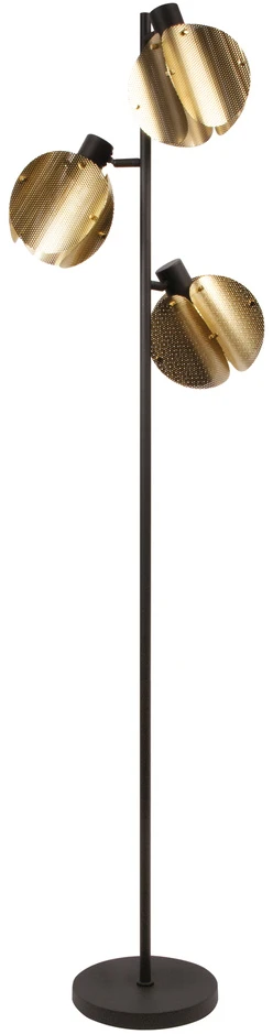 Osram Pastatomas šviestuvas FOLDED GLOBE, 3xE27, aukso sp.